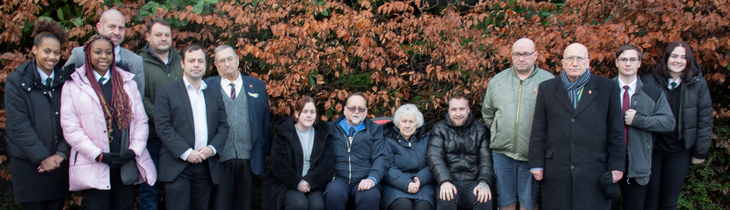 Cllr Blagdon Family and the commemorative bench